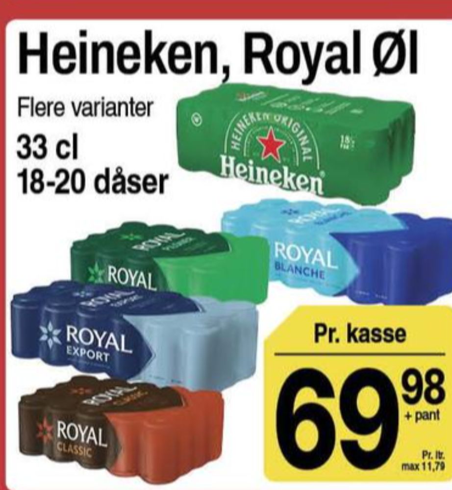 Royal Classic, Øl 20 pk.
