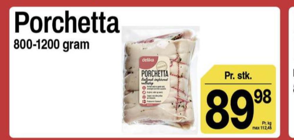 Delika, Porchetta