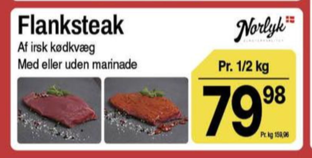 Norlyk Slagter, Flanksteak