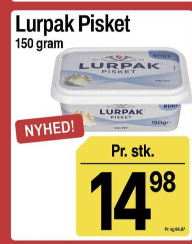 Lurpak, Smørbar Pisket