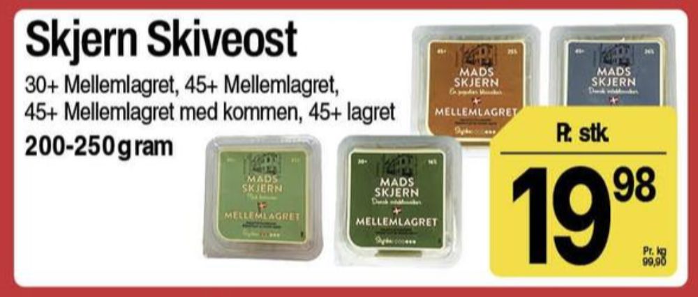 Mads Skjern, Skiveost Mellemlagret