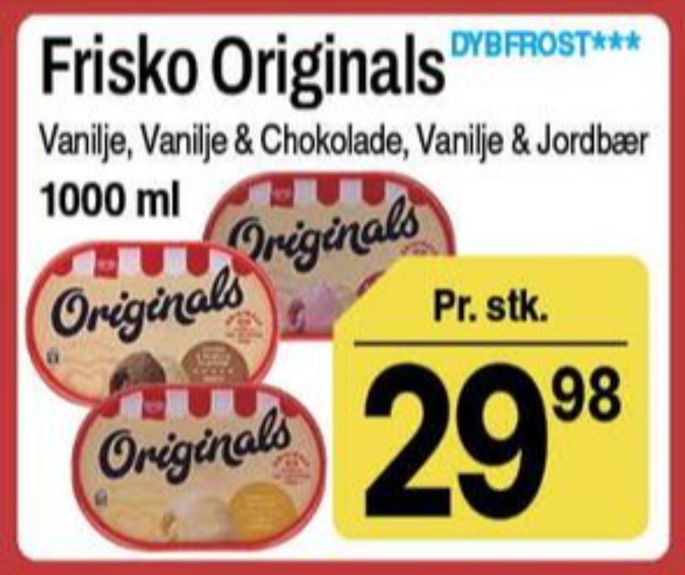 Frisko Originals, Choco Vaniljeis