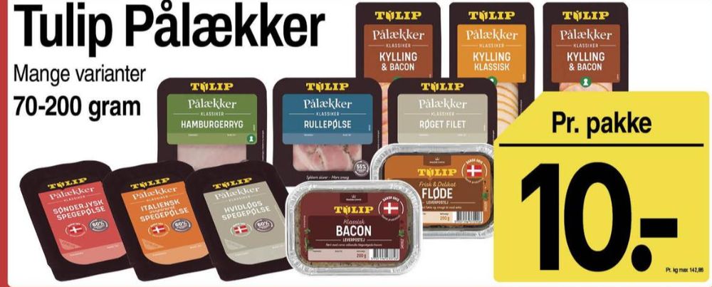 Tulip Klassisk Bacon, Leverpostej