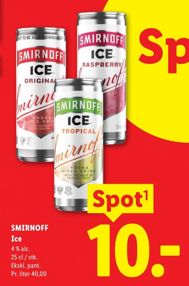 Smirnoff Ice Original, Original RTD