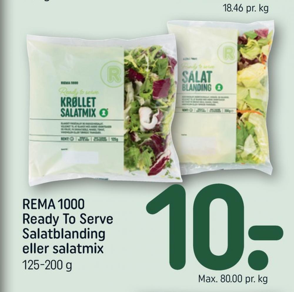 Rema 1000, Salatblanding