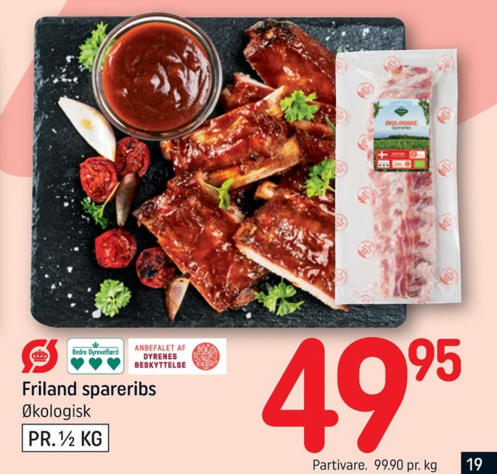 FRILAND Økologi, Spareribs