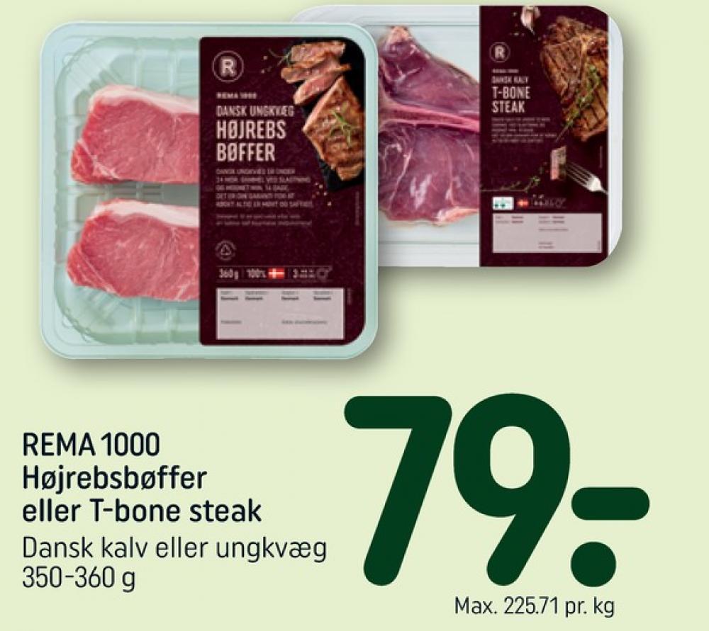 Rema 1000, Oksehøjrebsbøffer