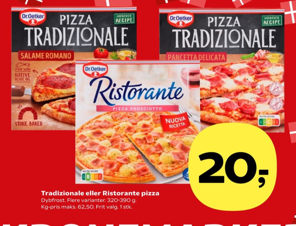 Tradizionale, Pancetta Delicata Pizza
