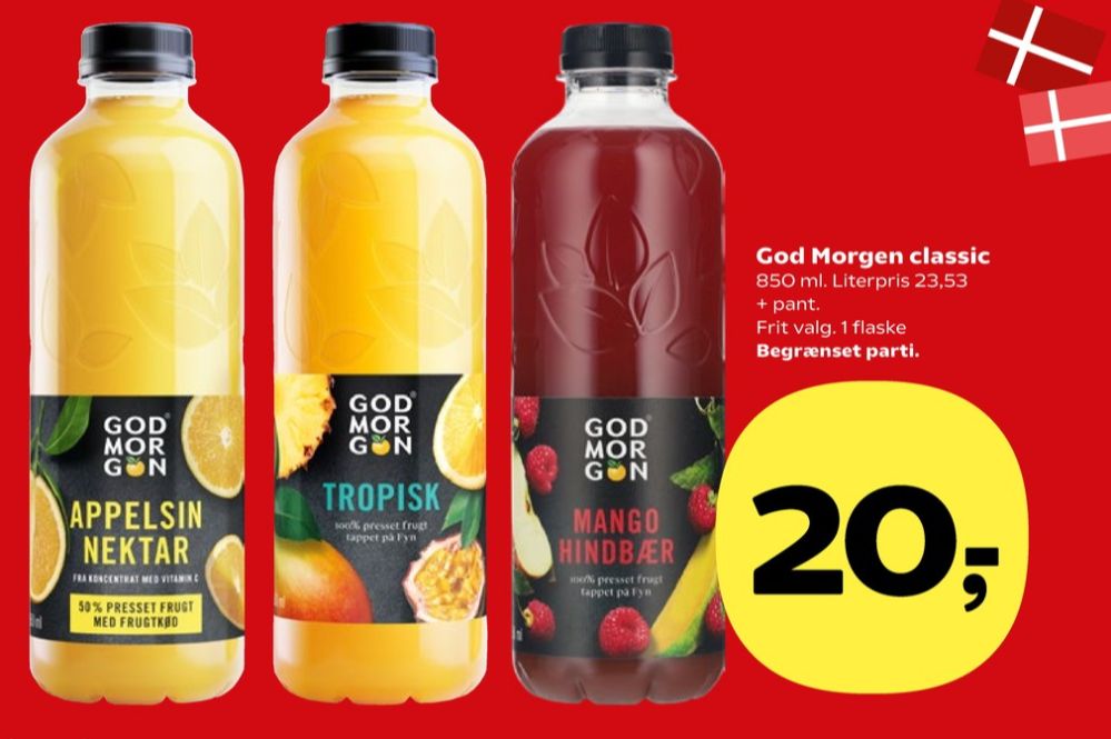GodMorgen, Mango Hindbær Juice