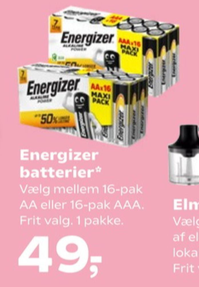 Energizer, Batterier
