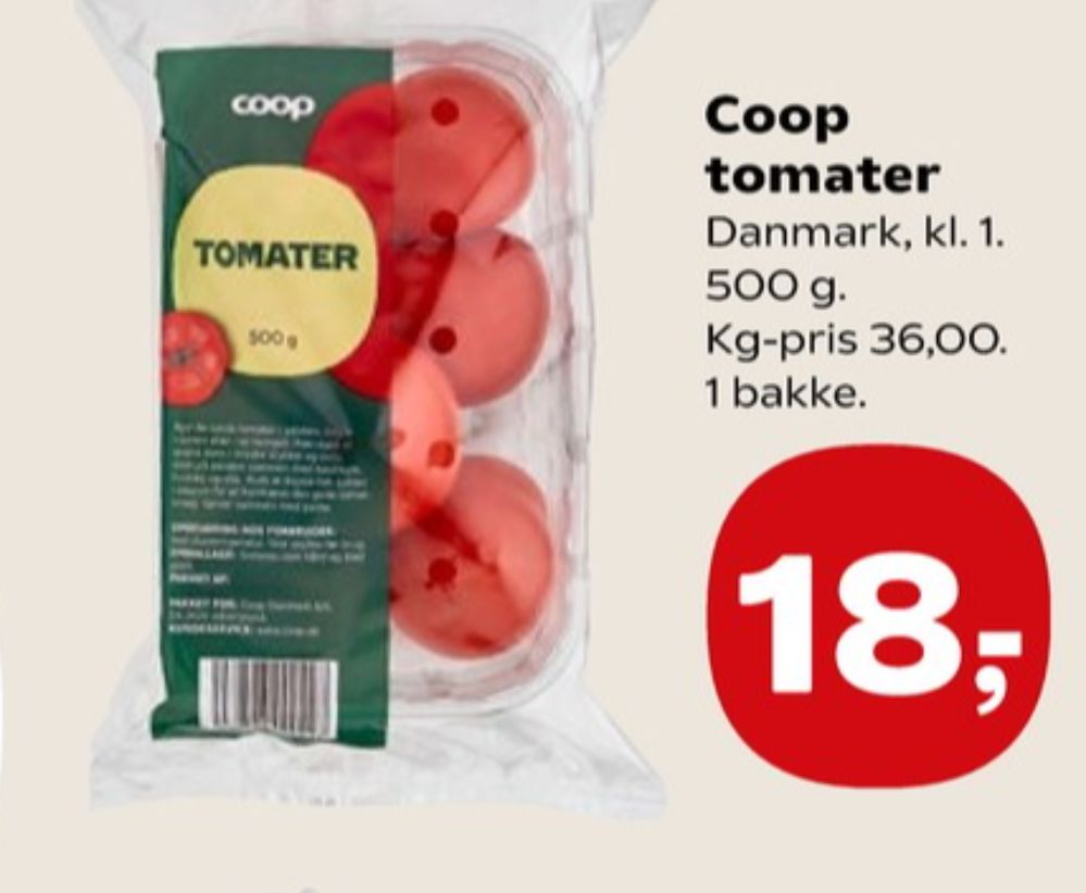Coop, Tomater
