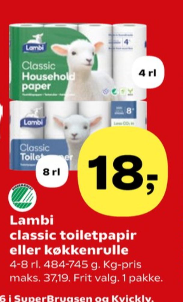 Lambi Classic, Køkkenrulle