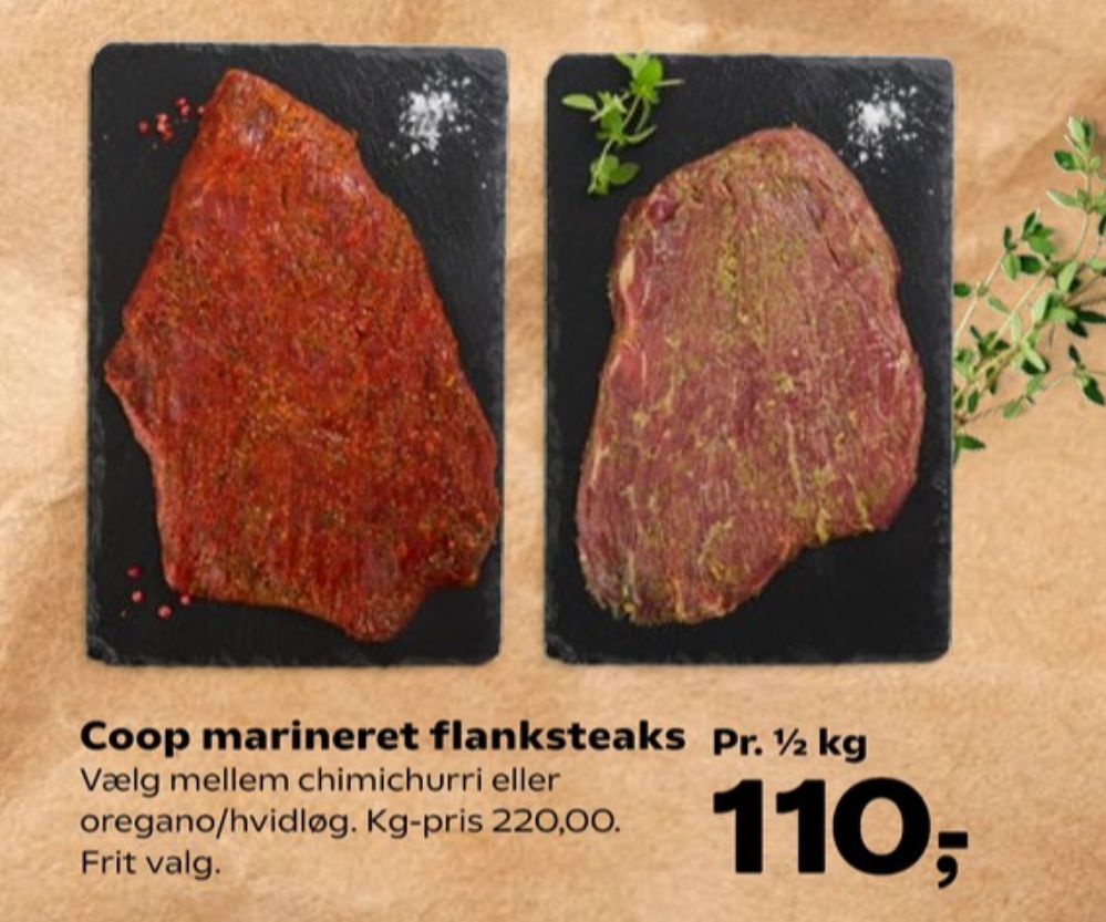 Coop, Flanksteak