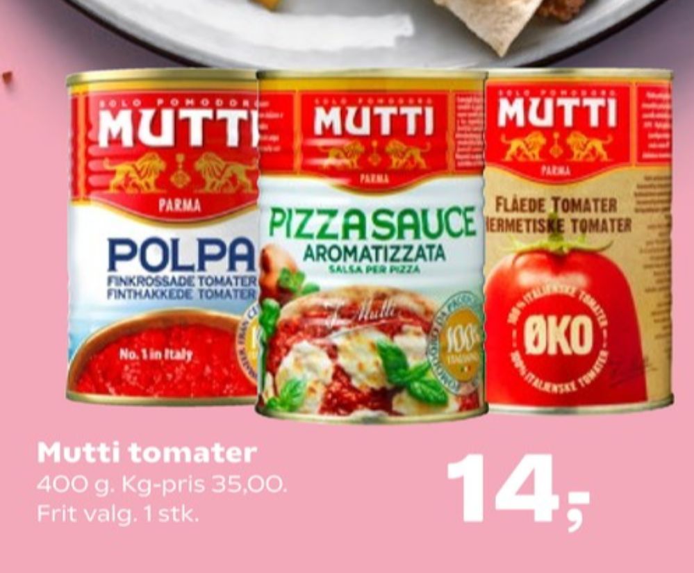 Mutti, Hakkede tomater