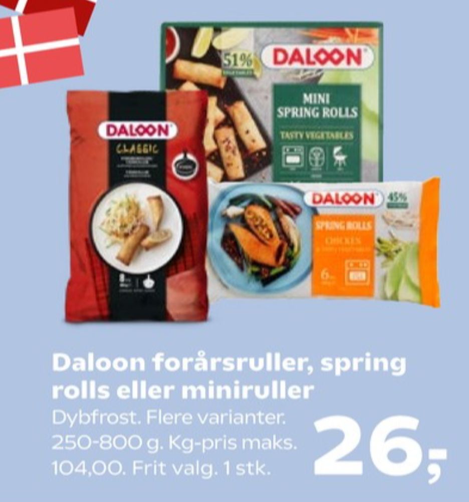Daloon, Forårsruller