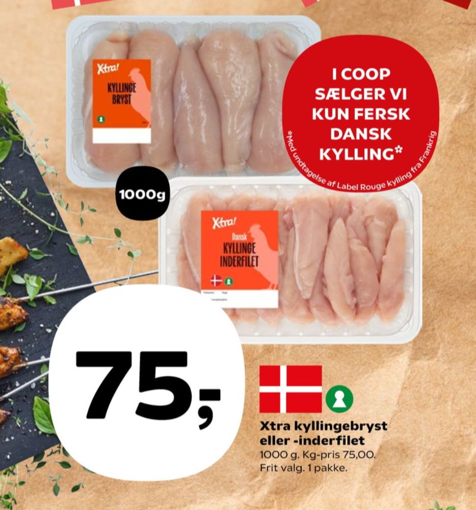 Xtra, Kyllingeinderfileter