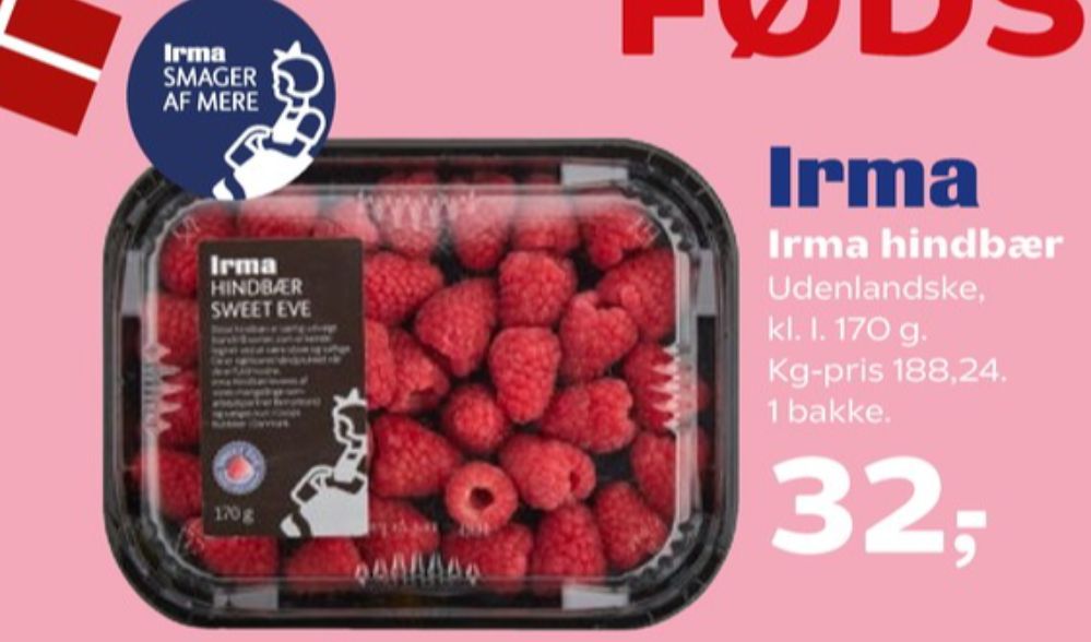 Irmas, Hindbær