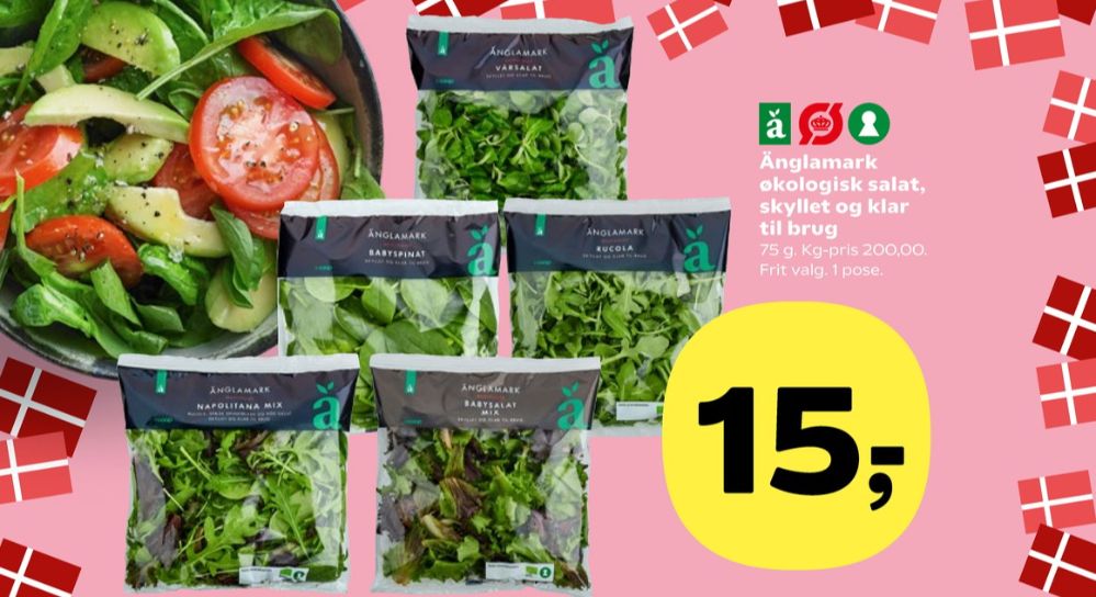 Änglamark, Salat