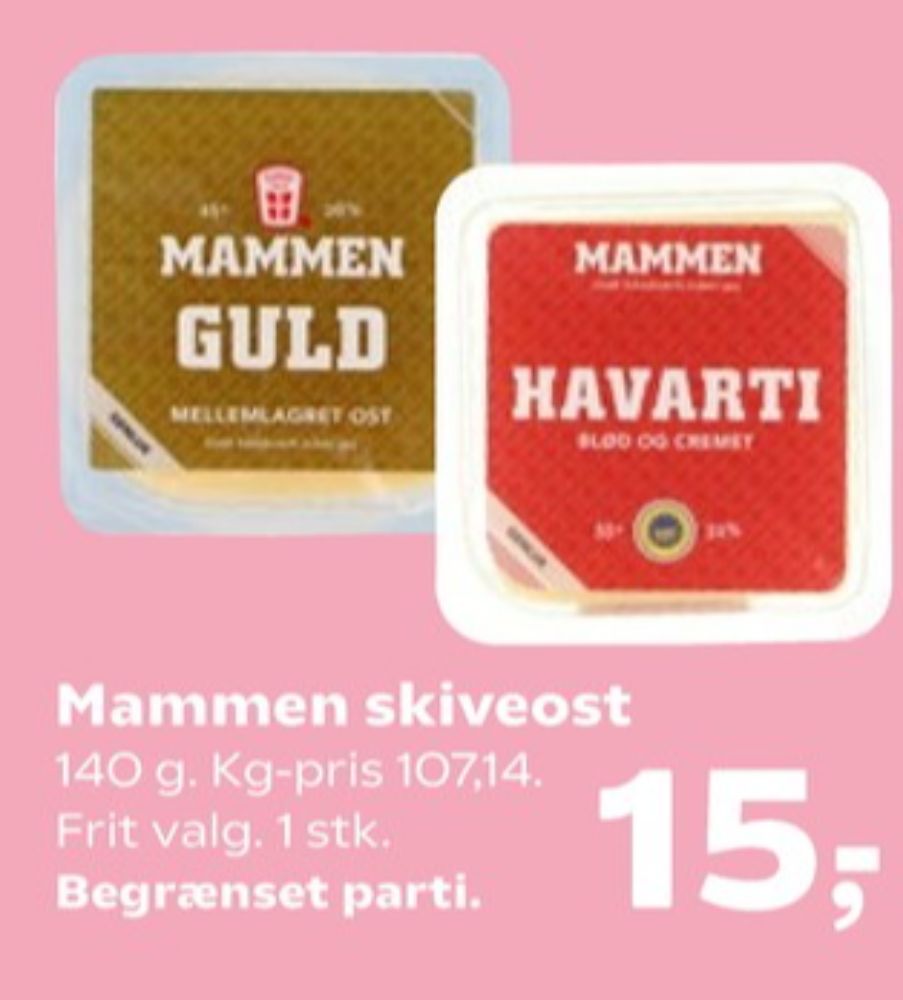 Mammen, Skiveost Havarti