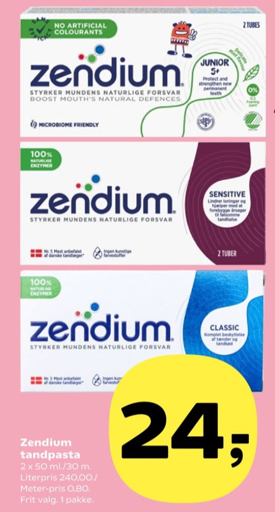 Zendium, Tandpasta