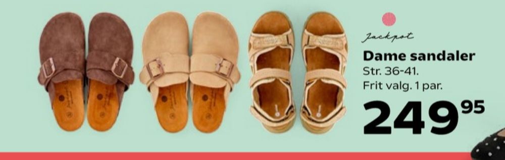 Jackpot, Damesandaler