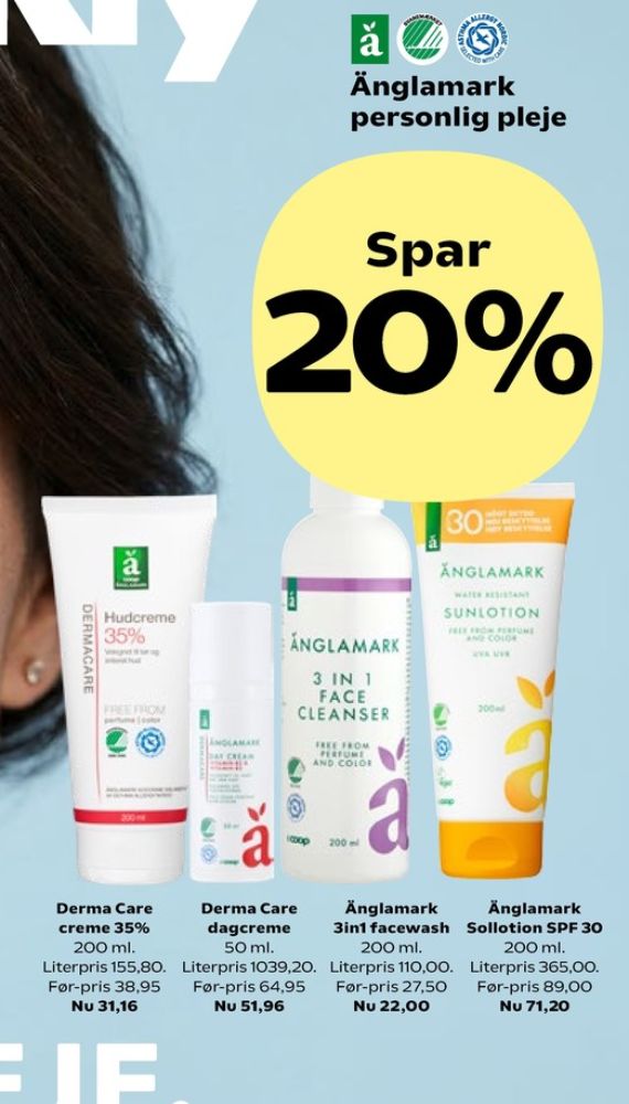 Änglamark Dermacare, Creme