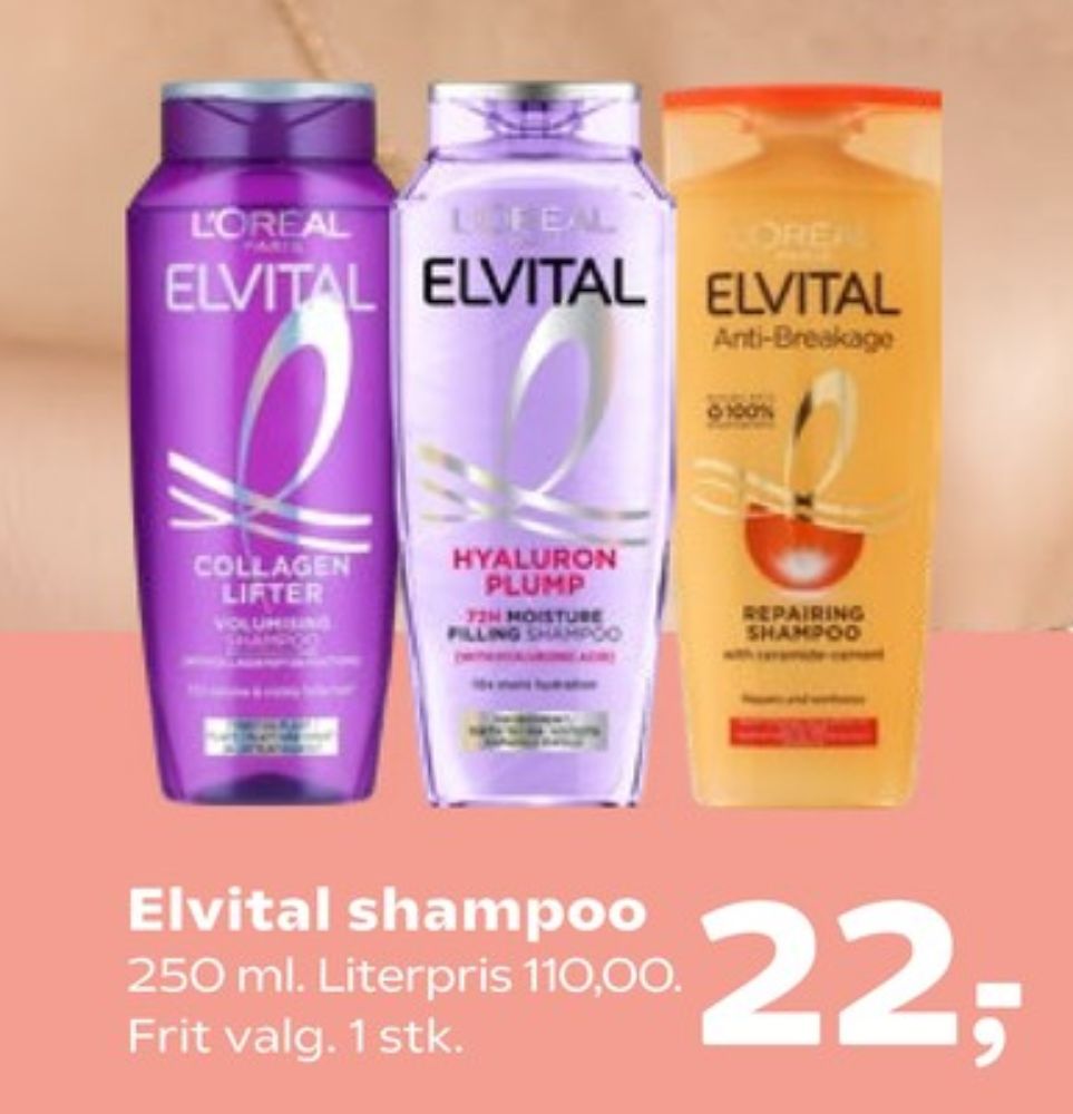 Loreal Elvital, Shampoo
