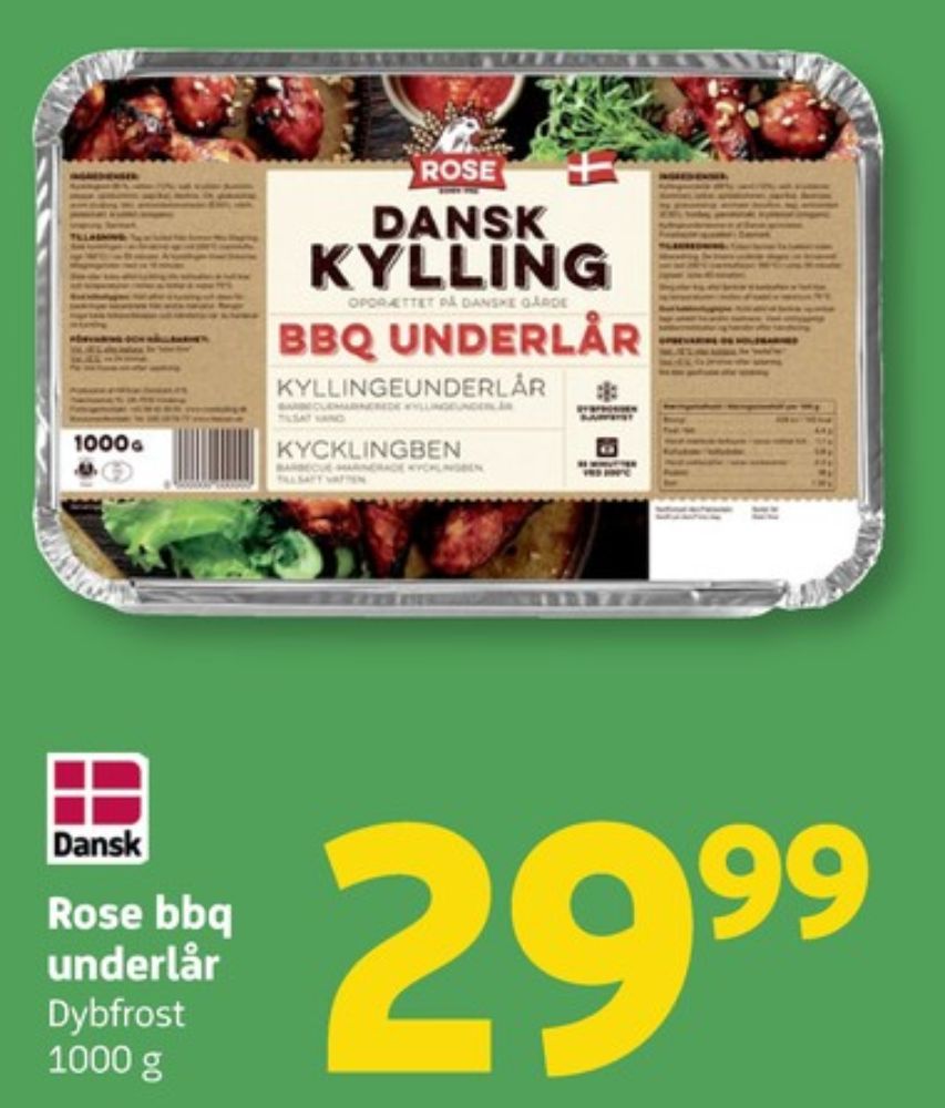 Rose, Kyllingeunderlår