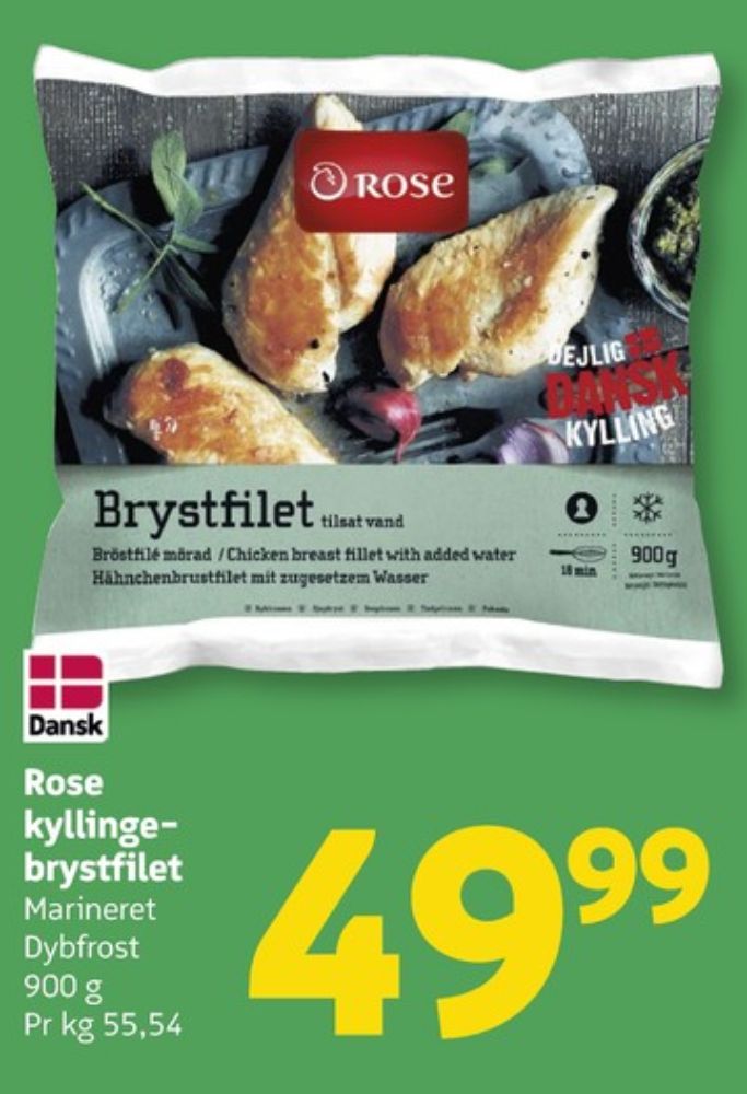 Rose, Kyllingebrystfilet