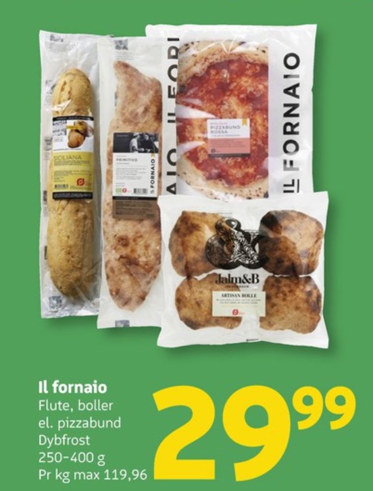 Il Fornaio, Pizzabunde