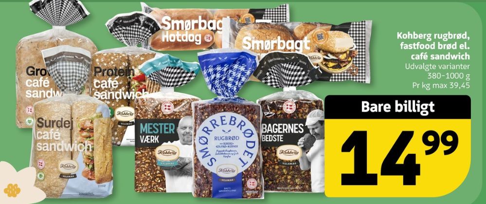 Kohberg, Smørbagt Burgerboller