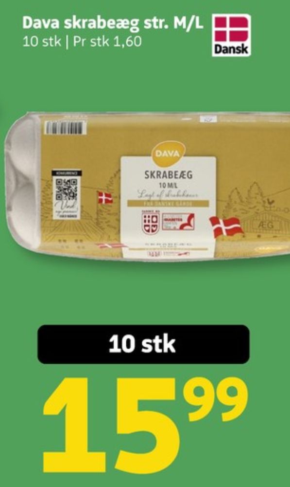 DAVA Foods, Skrabeæg M/L