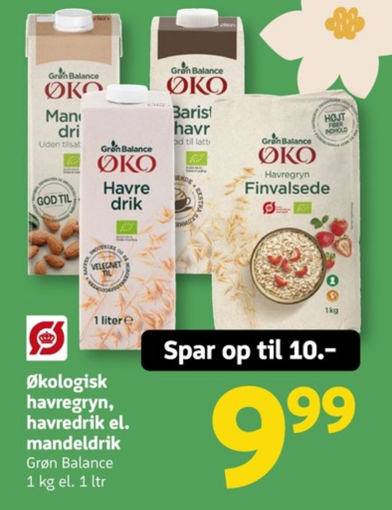 Grøn Balance, Finvalsede Havregryn 