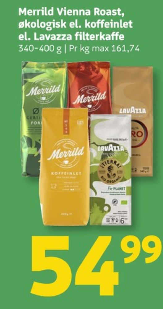 LavAzza Qualita Oro, Kaffe Formalet