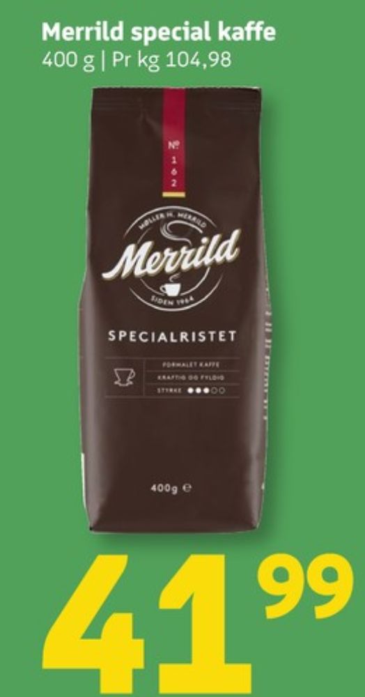 Merrild Specialristet, Kaffe Formalet