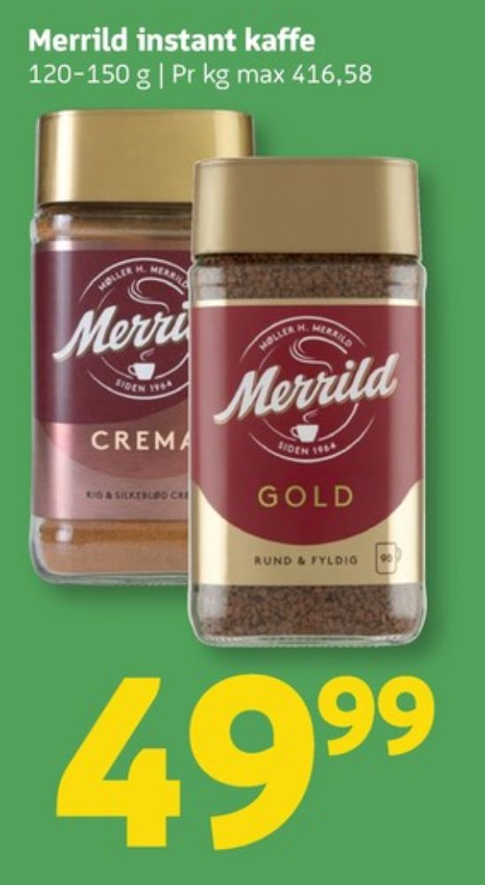 Merrild Gold, Instant Kaffe