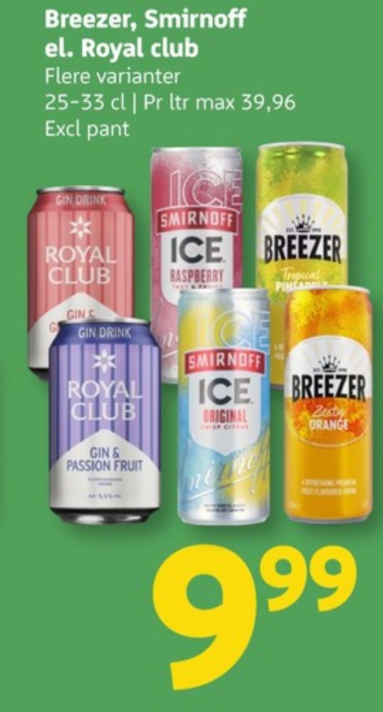 Royal Club, Gin & Passion Fruit RTD