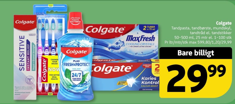 Colgate, Tandpasta