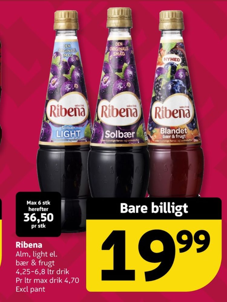 Ribena, Solbær Frugtsaft