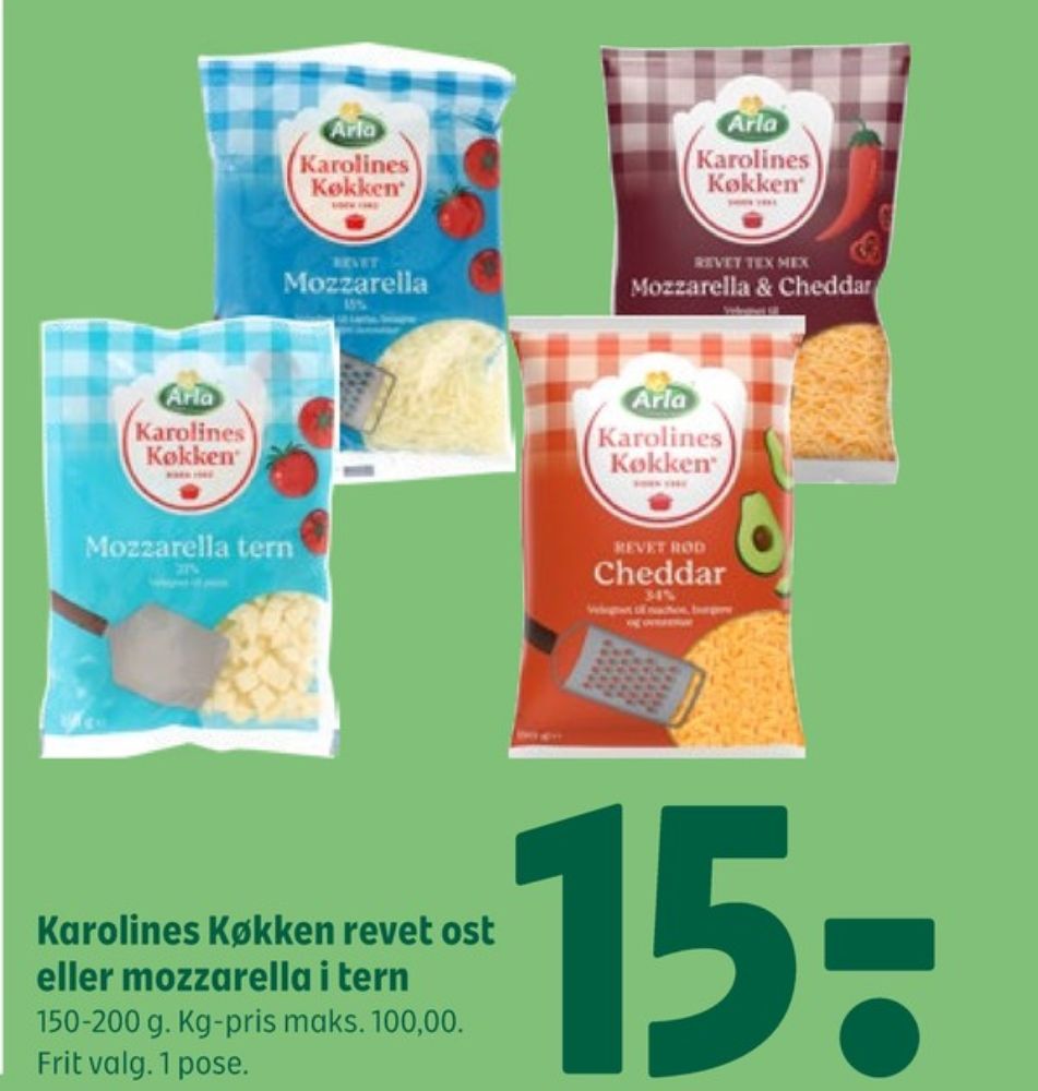 Karolines, Revet ost Cheddar