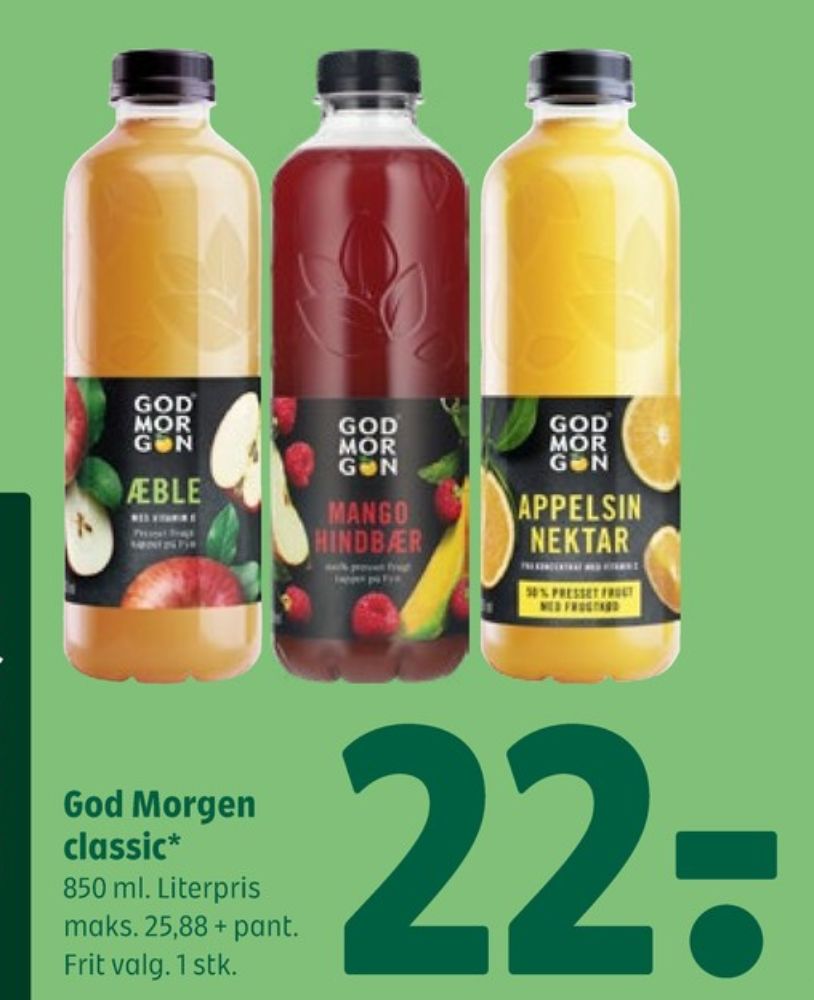 GodMorgen, Appelsin Nektar Juice