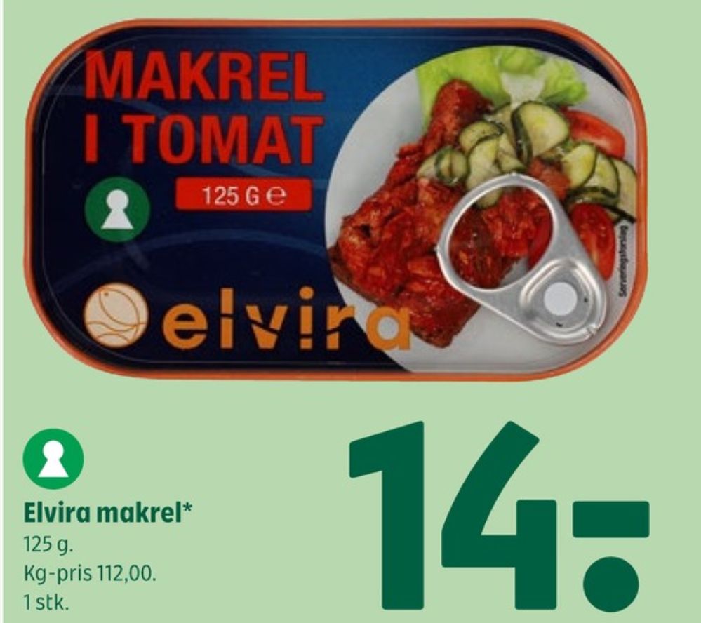 Elvira, Makrel i Tomat