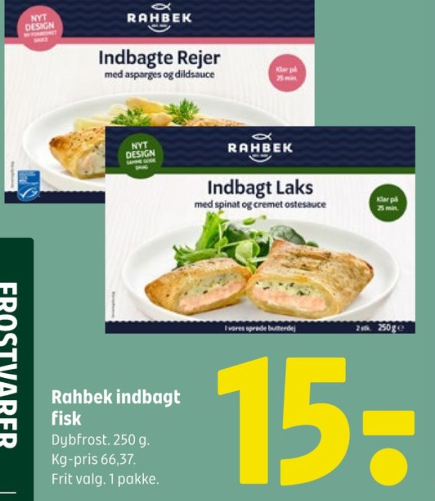 Rahbek, Indbagte Rejer med Asparges og Dildsauce