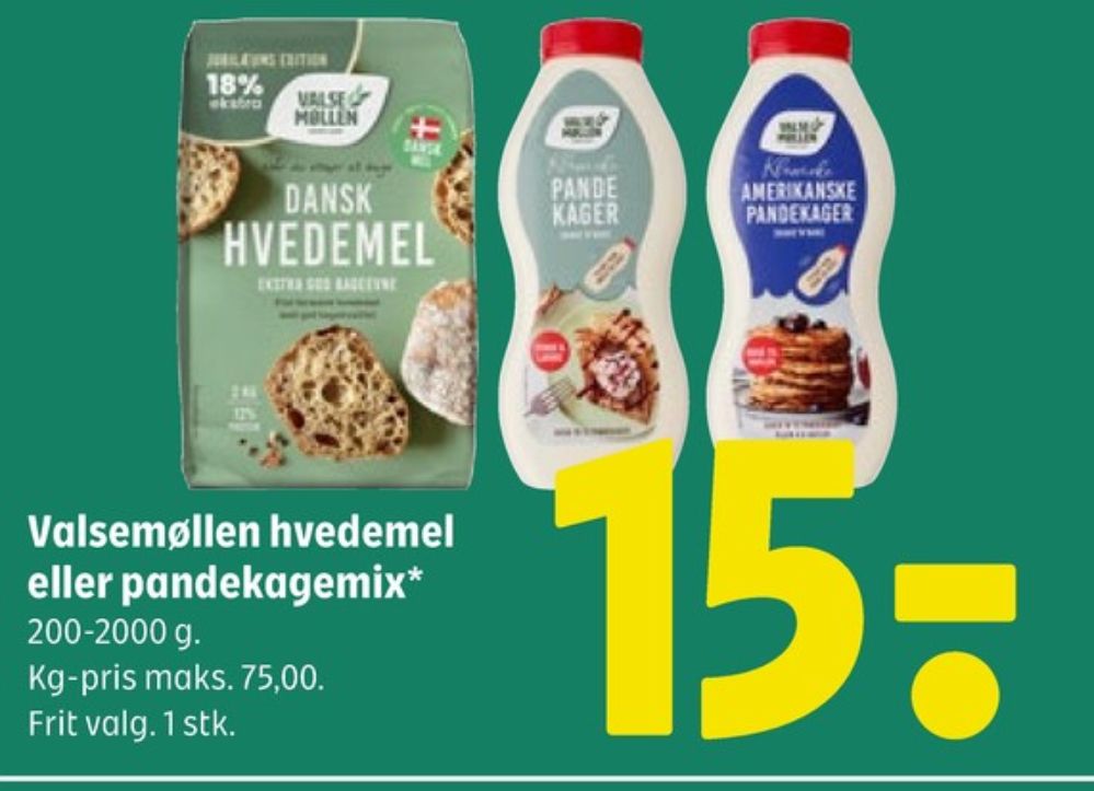 Valsemøllen, Pandekagemix