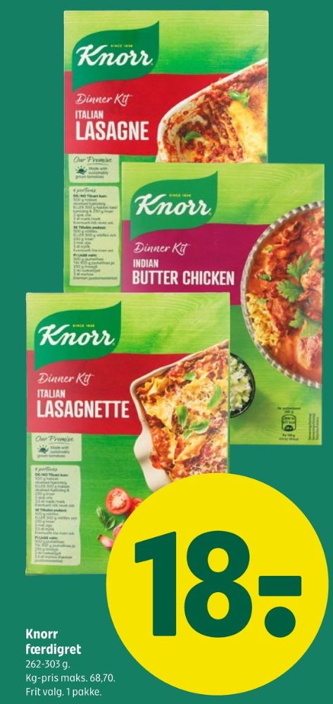 Knorr Dinner Kitt, Italian Lasagnette