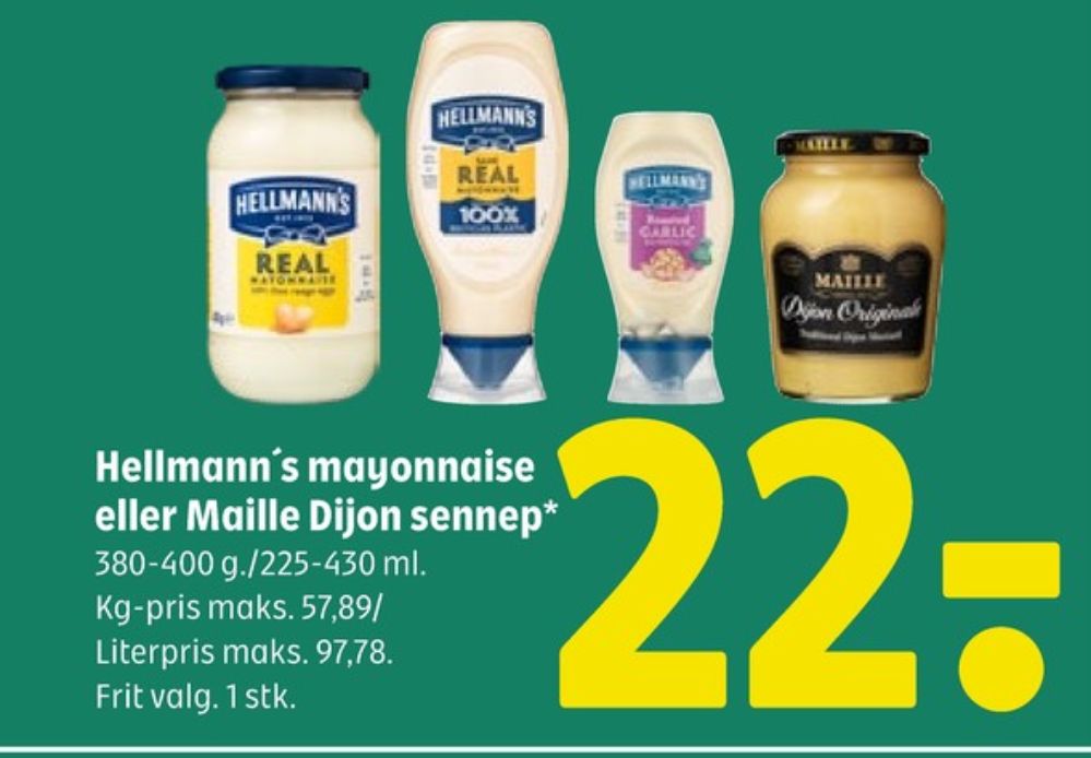 Hellmanns, Hvidløgsmayonnaise