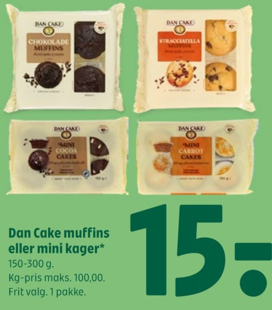 Dan Cake, Chokolademuffins