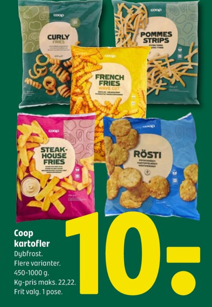Coop, Steakhouse fries