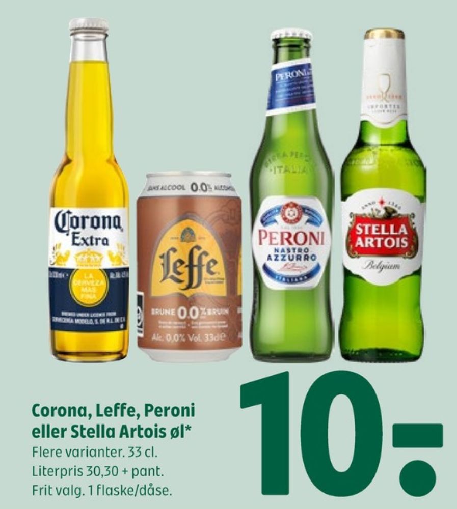 Leffe Brune 0,0%, Øl - Alkoholfri