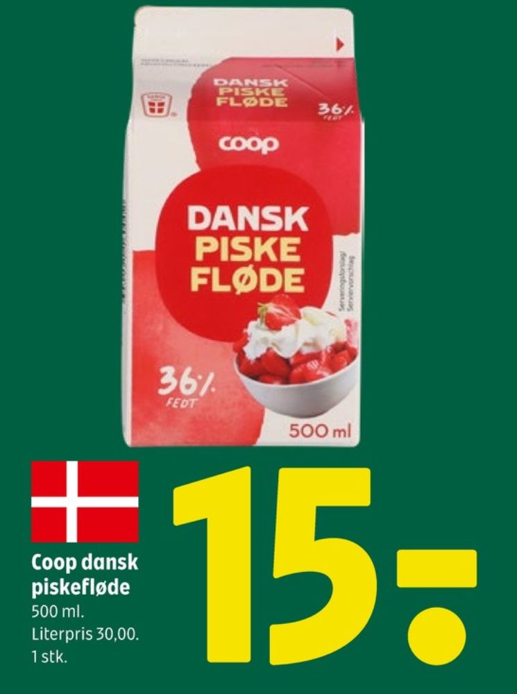 Coop, Piskefløde 36%